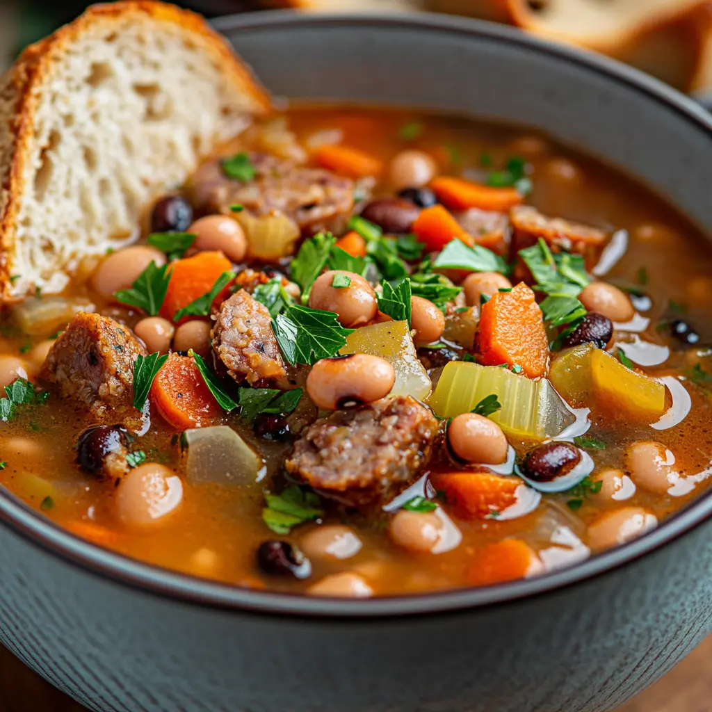 Black-eyed peas soup