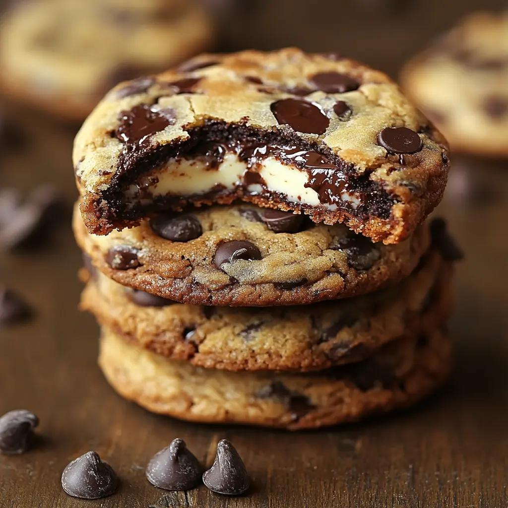 Cheesecake Stuffed Chocolate Chip Cookies